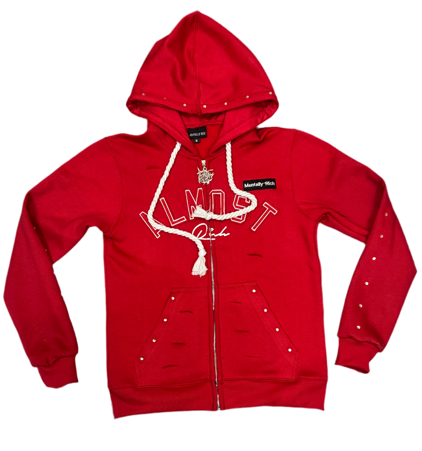 “ ALMOST RICH “ Zip Up Jackets