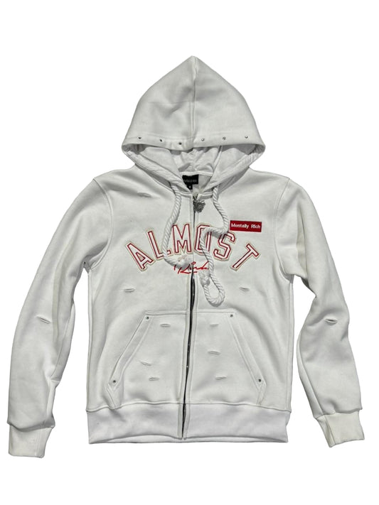 “ ALMOST RICH “ Zip Up Jackets